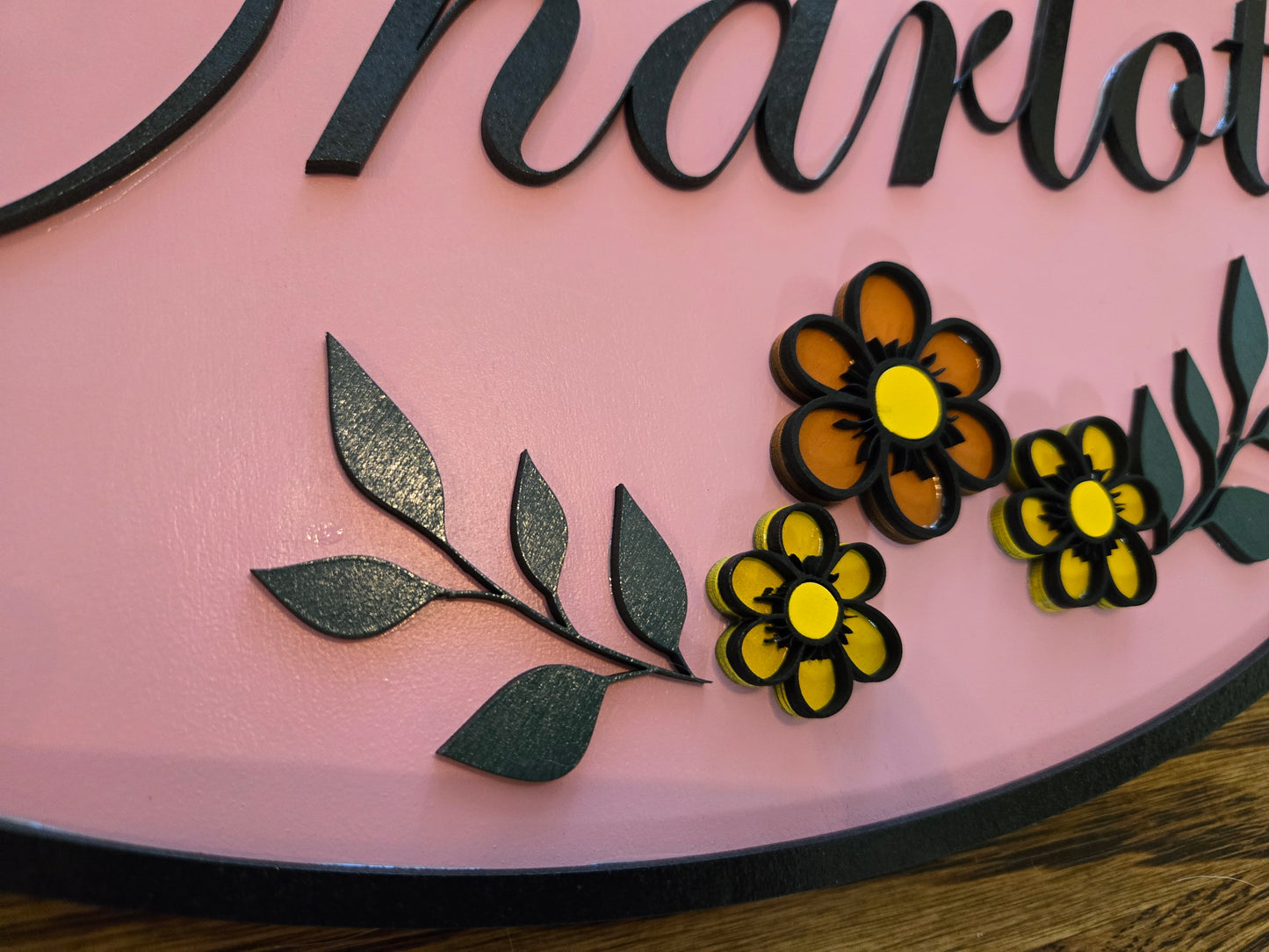 Butterfly Name Sign