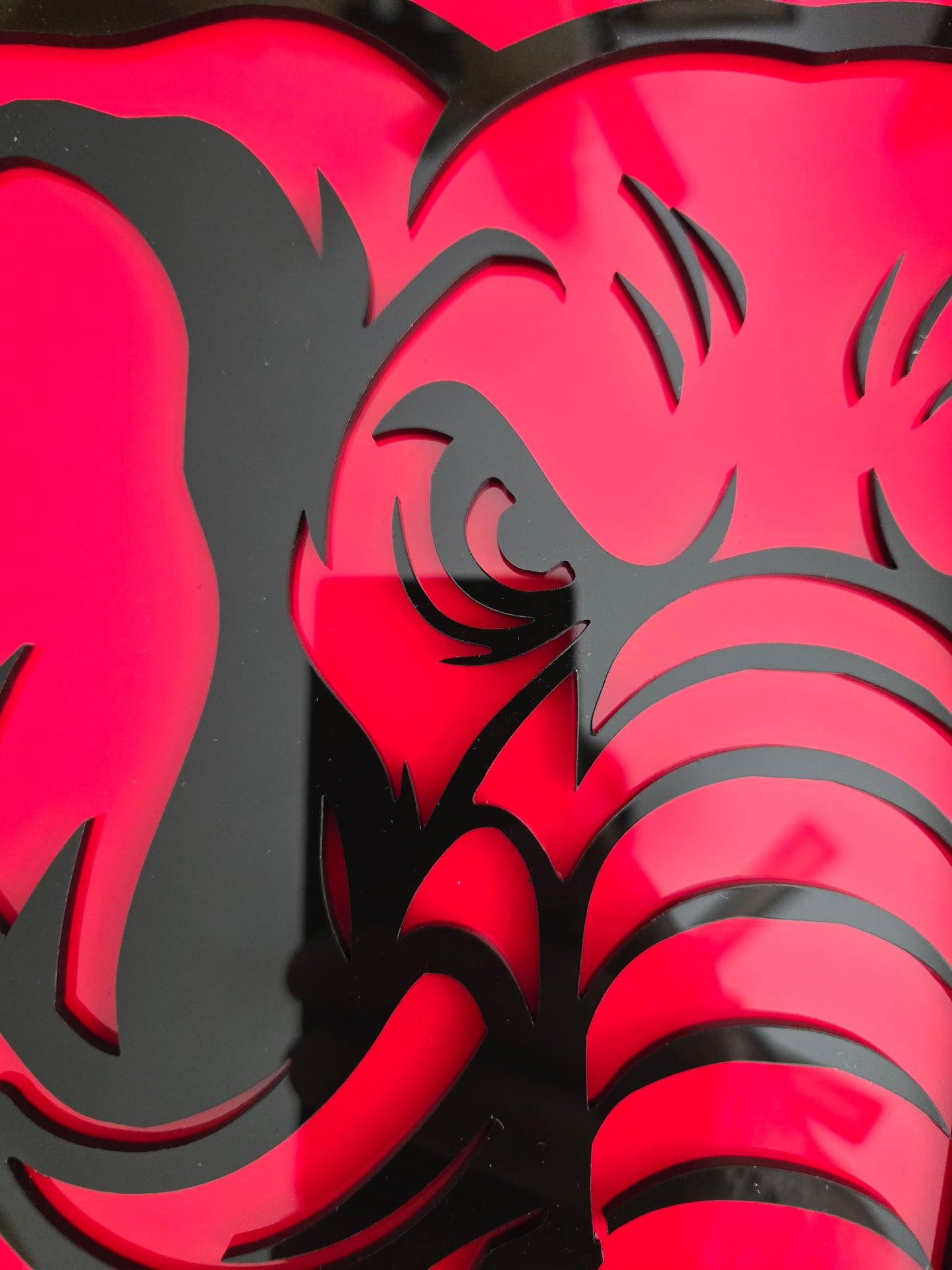 Acrylic Alabama Football Elephant Sign