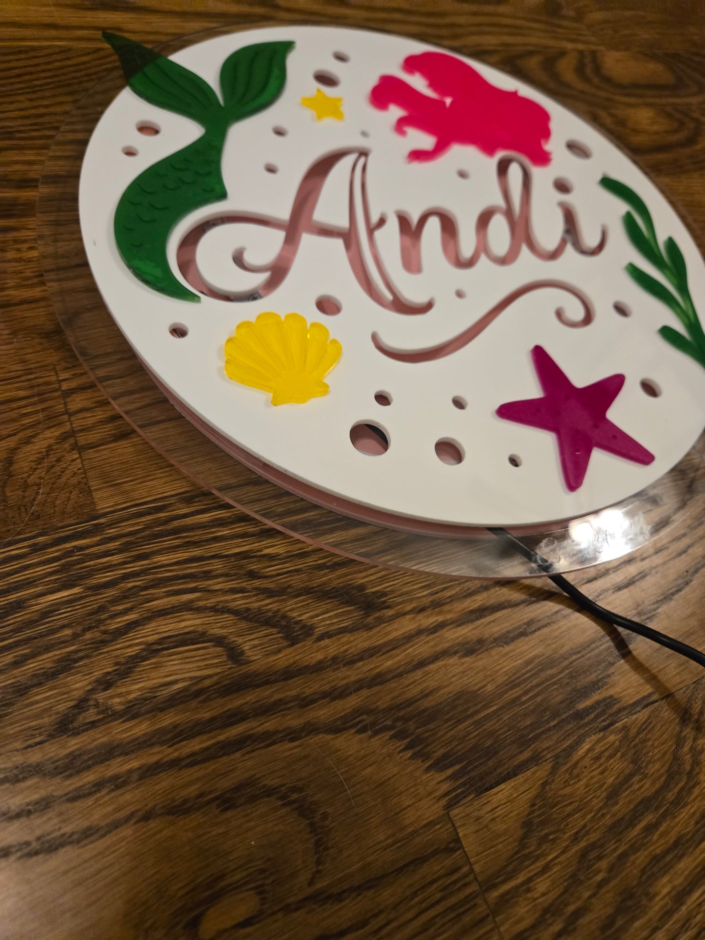 Acrylic LED Personalized Name Sign