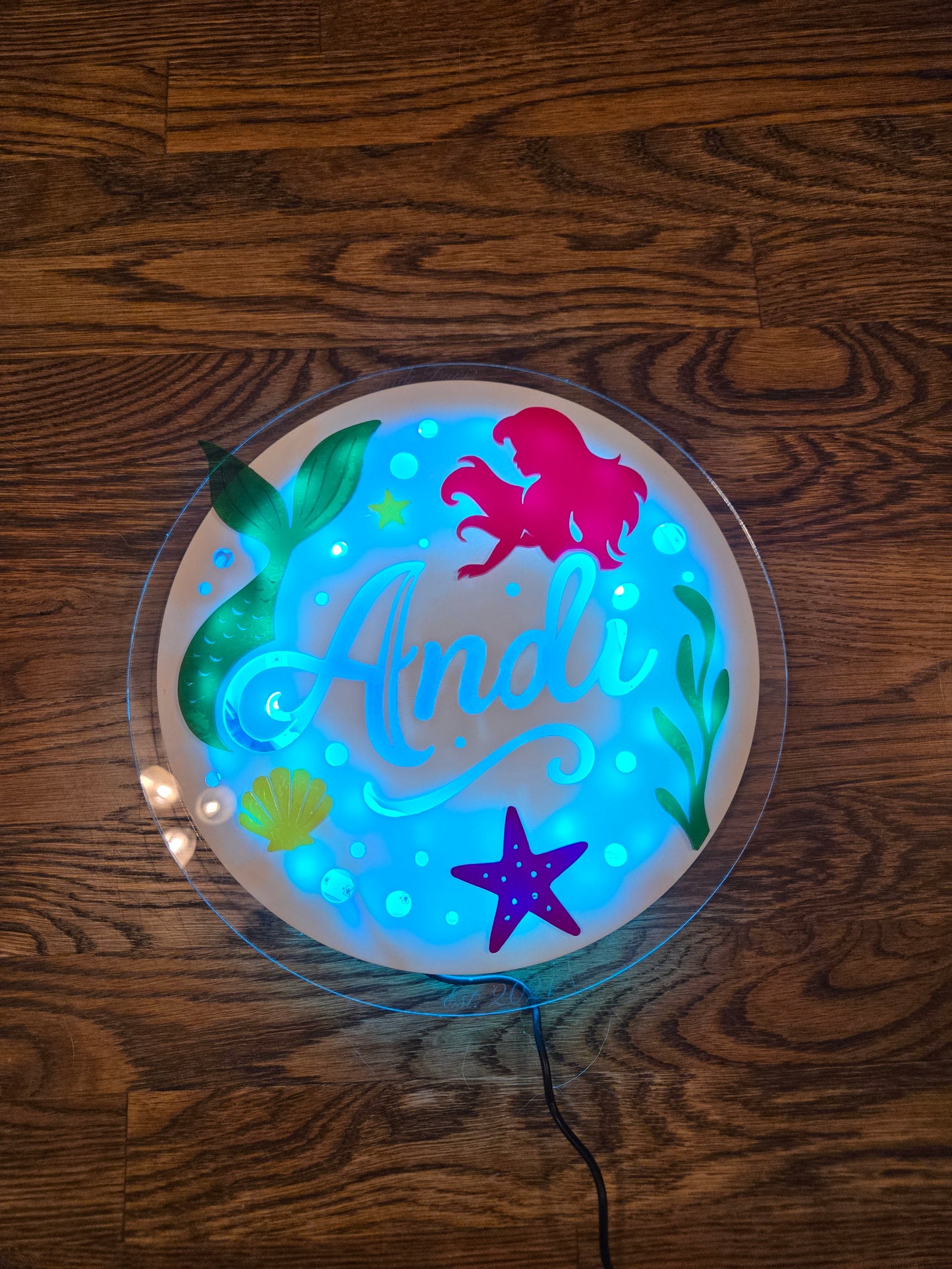 Acrylic LED Personalized Name Sign