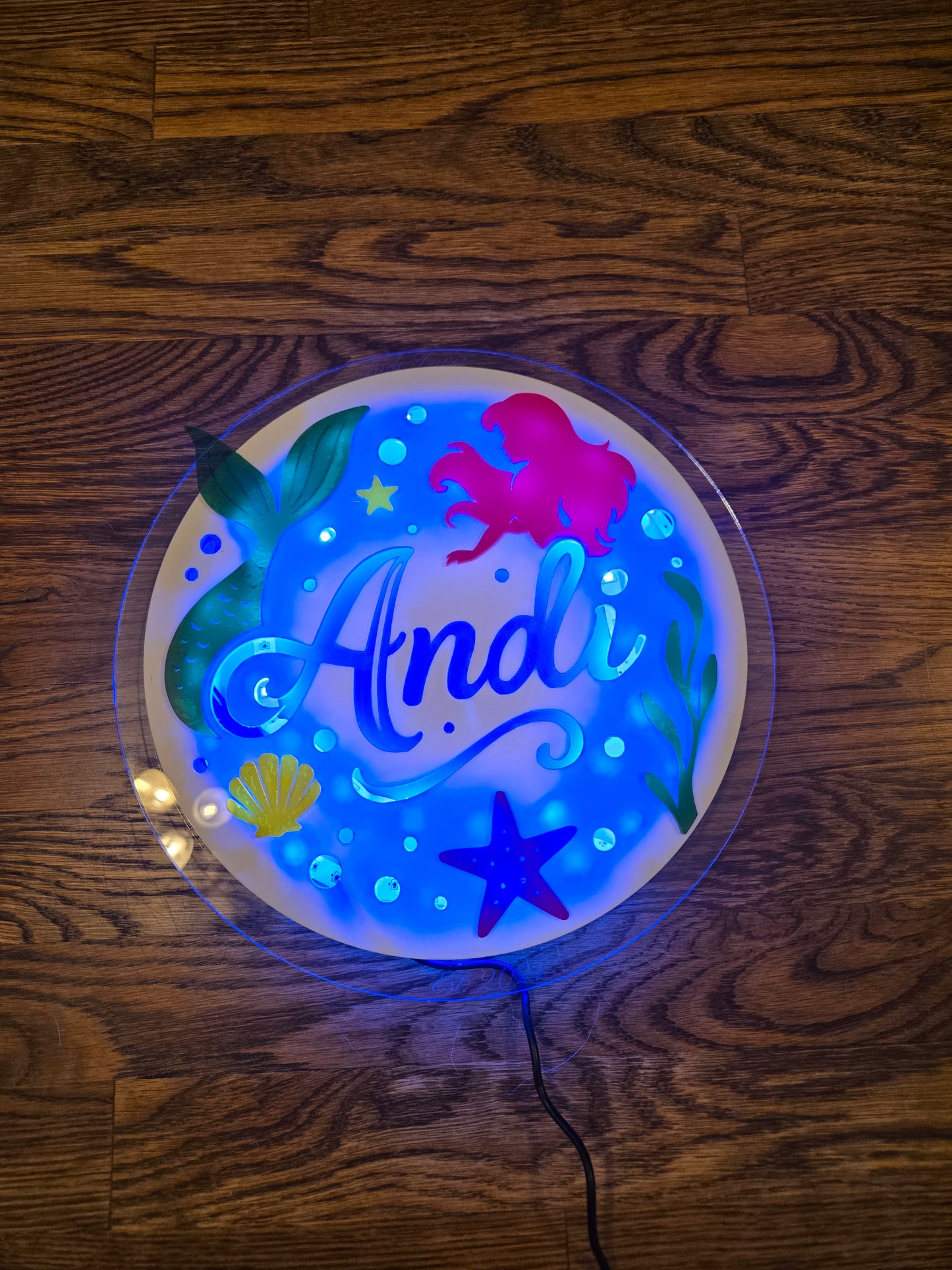 Acrylic LED Personalized Name Sign
