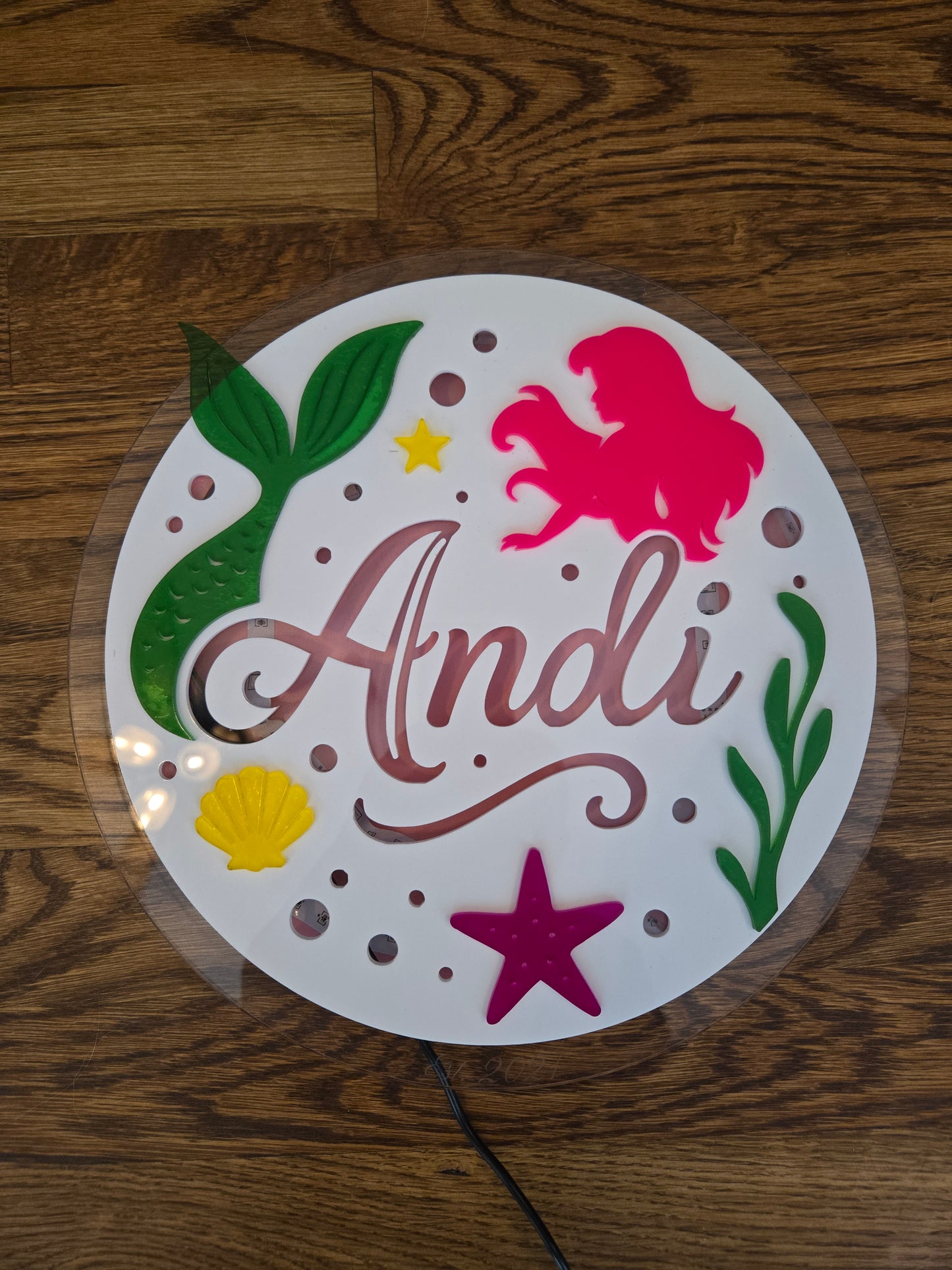 Acrylic LED Personalized Name Sign